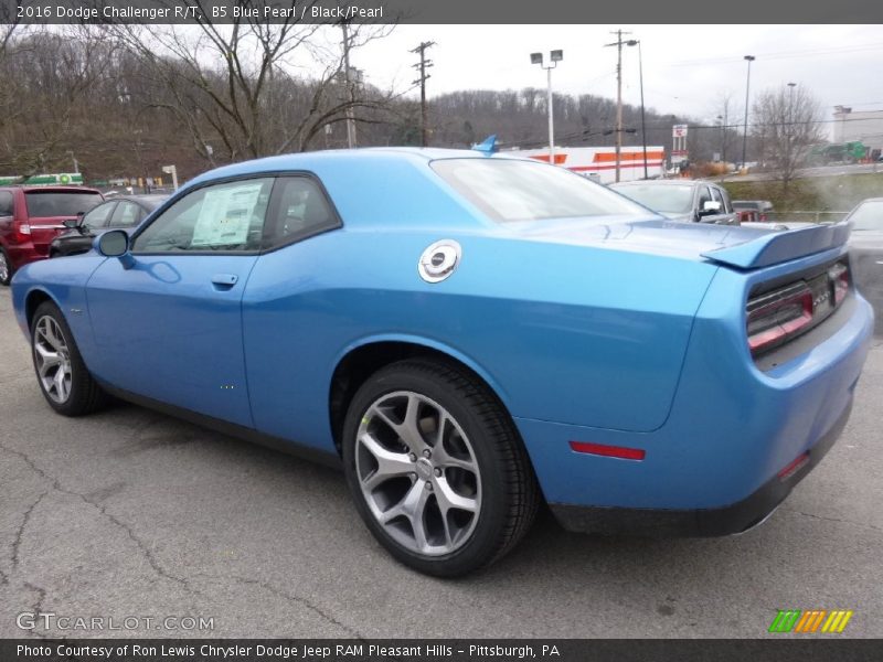 B5 Blue Pearl / Black/Pearl 2016 Dodge Challenger R/T