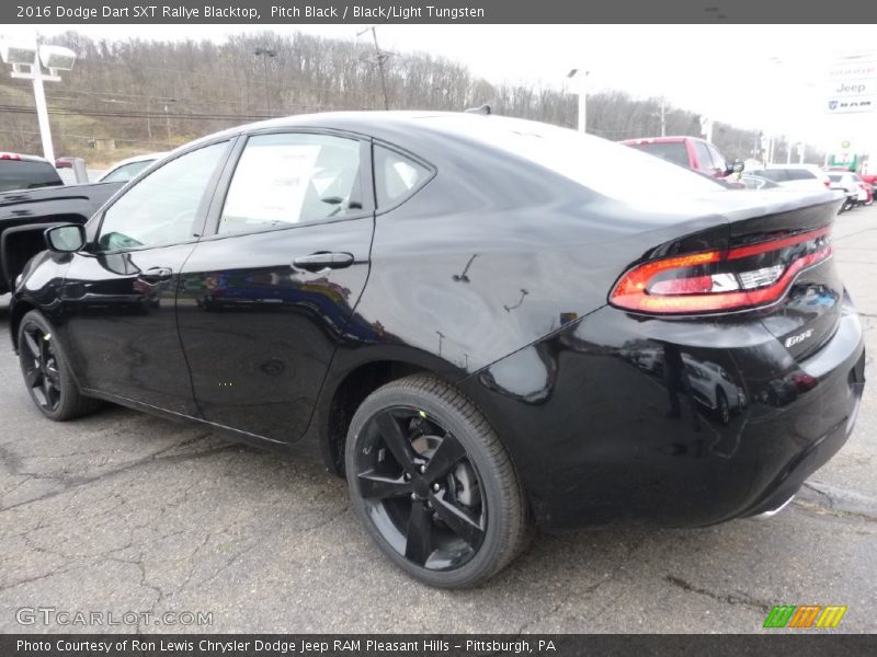 Pitch Black / Black/Light Tungsten 2016 Dodge Dart SXT Rallye Blacktop