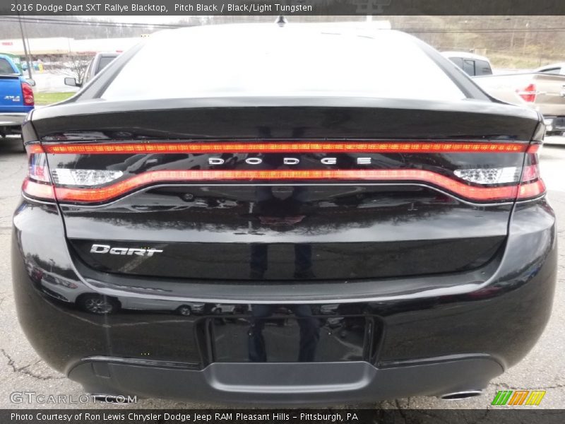 Pitch Black / Black/Light Tungsten 2016 Dodge Dart SXT Rallye Blacktop