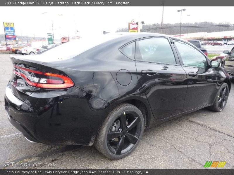 Pitch Black / Black/Light Tungsten 2016 Dodge Dart SXT Rallye Blacktop