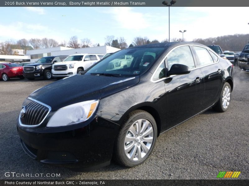 Ebony Twilight Metallic / Medium Titanium 2016 Buick Verano Verano Group