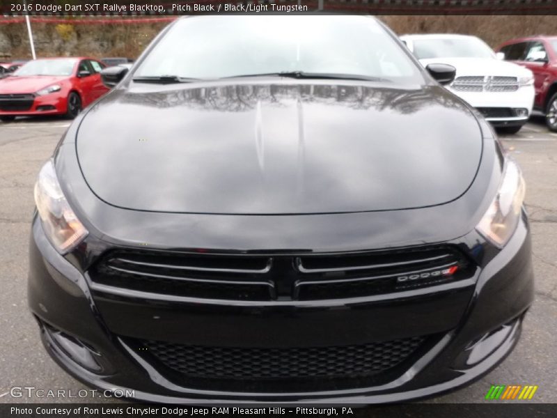 Pitch Black / Black/Light Tungsten 2016 Dodge Dart SXT Rallye Blacktop