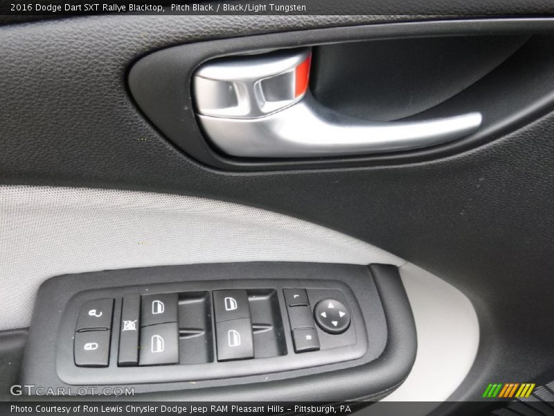 Pitch Black / Black/Light Tungsten 2016 Dodge Dart SXT Rallye Blacktop