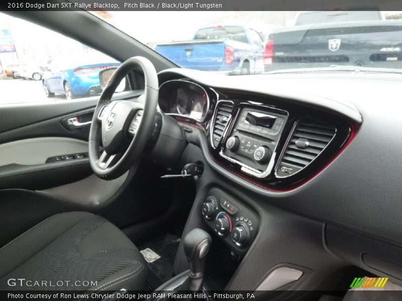 Pitch Black / Black/Light Tungsten 2016 Dodge Dart SXT Rallye Blacktop