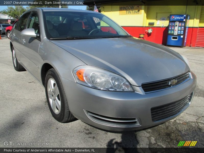 Dark Silver Metallic / Gray 2007 Chevrolet Impala LS