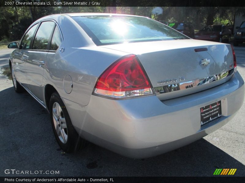 Dark Silver Metallic / Gray 2007 Chevrolet Impala LS