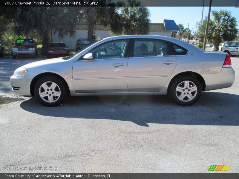 Dark Silver Metallic / Gray 2007 Chevrolet Impala LS