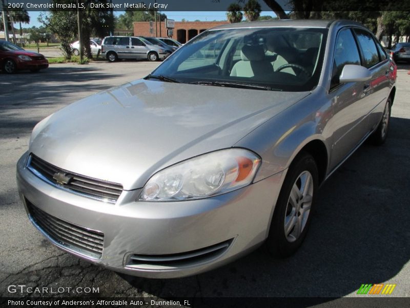 Dark Silver Metallic / Gray 2007 Chevrolet Impala LS