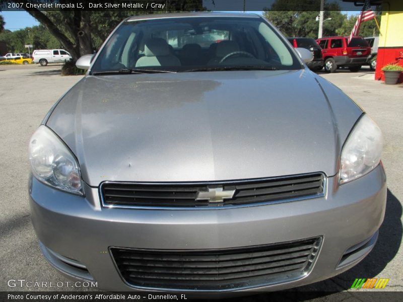 Dark Silver Metallic / Gray 2007 Chevrolet Impala LS