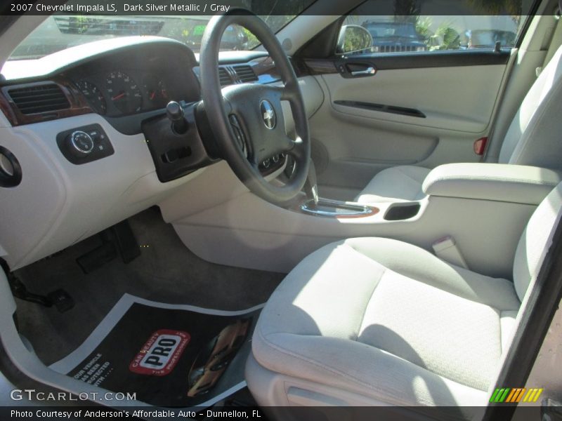 Dark Silver Metallic / Gray 2007 Chevrolet Impala LS