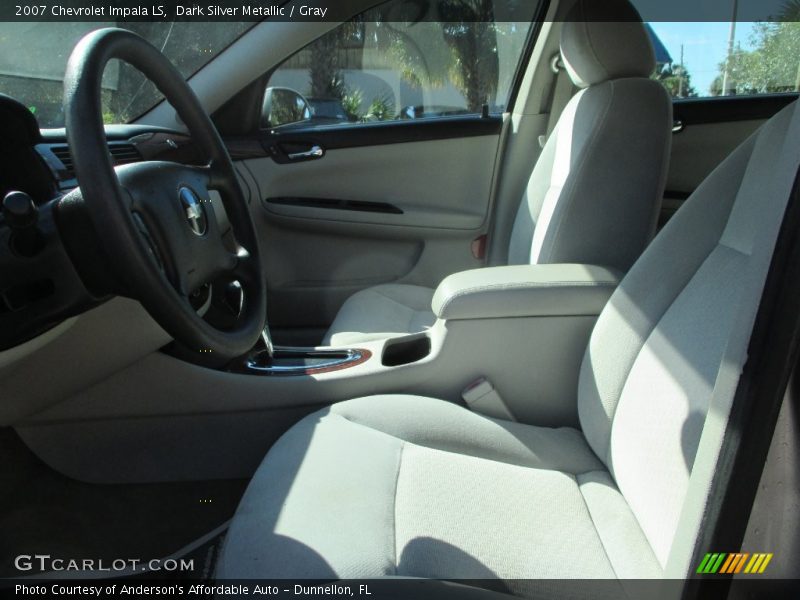 Dark Silver Metallic / Gray 2007 Chevrolet Impala LS