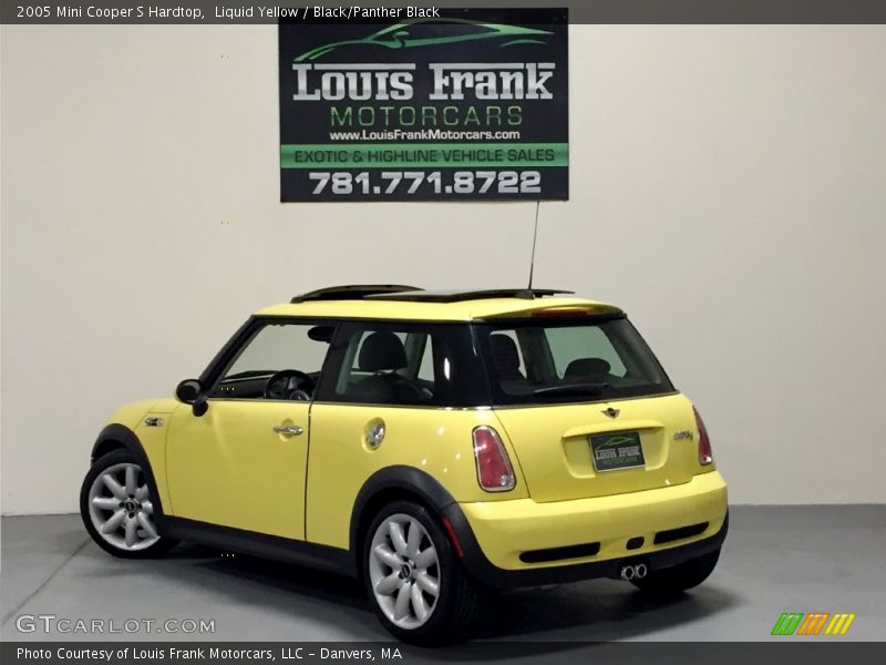 Liquid Yellow / Black/Panther Black 2005 Mini Cooper S Hardtop