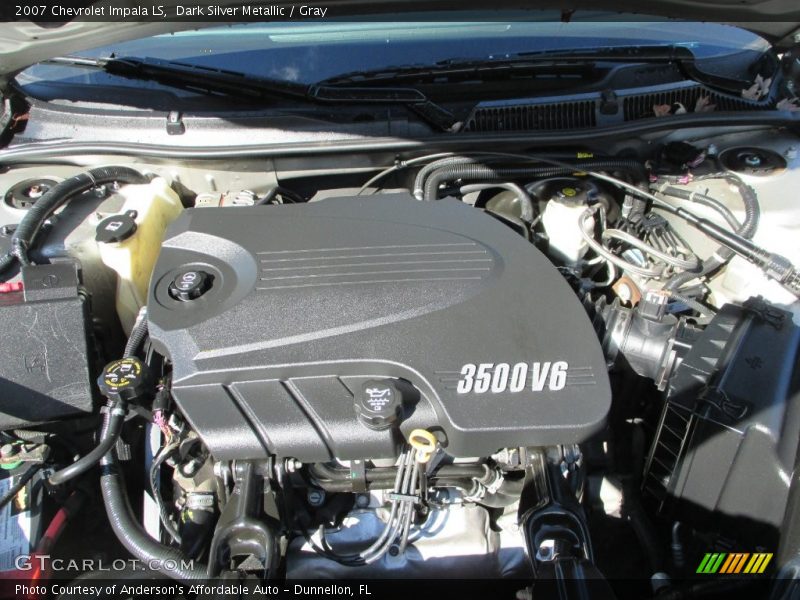 Dark Silver Metallic / Gray 2007 Chevrolet Impala LS
