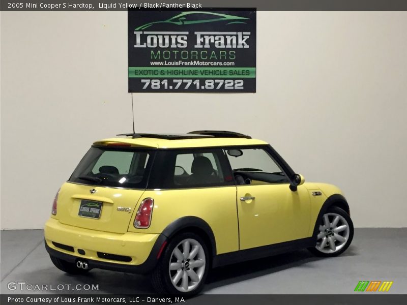 Liquid Yellow / Black/Panther Black 2005 Mini Cooper S Hardtop