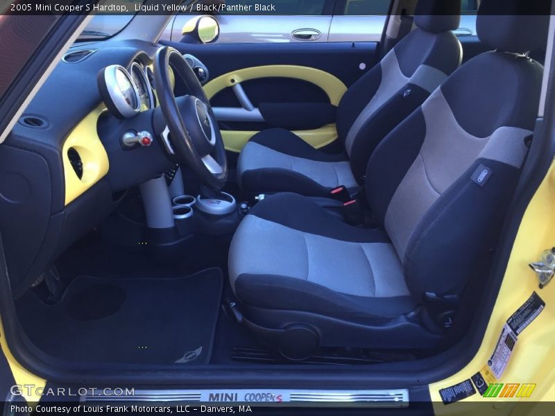 Liquid Yellow / Black/Panther Black 2005 Mini Cooper S Hardtop