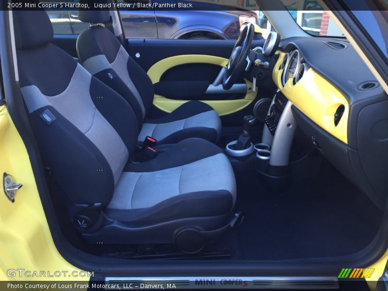 Liquid Yellow / Black/Panther Black 2005 Mini Cooper S Hardtop