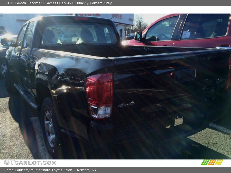 Black / Cement Gray 2016 Toyota Tacoma SR Access Cab 4x4