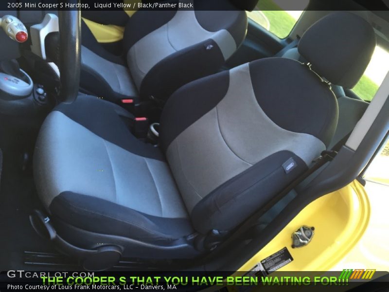 Liquid Yellow / Black/Panther Black 2005 Mini Cooper S Hardtop