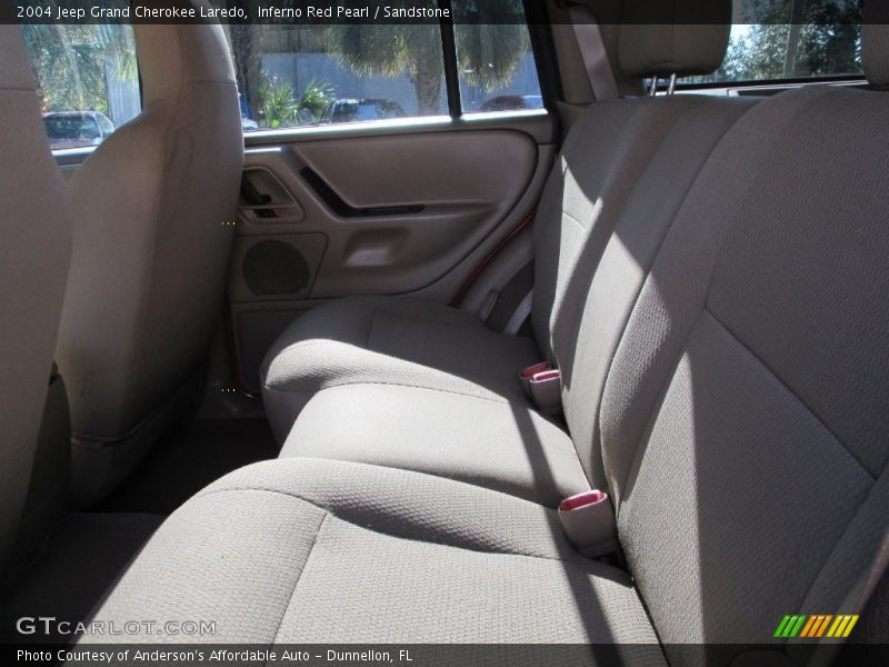 Inferno Red Pearl / Sandstone 2004 Jeep Grand Cherokee Laredo
