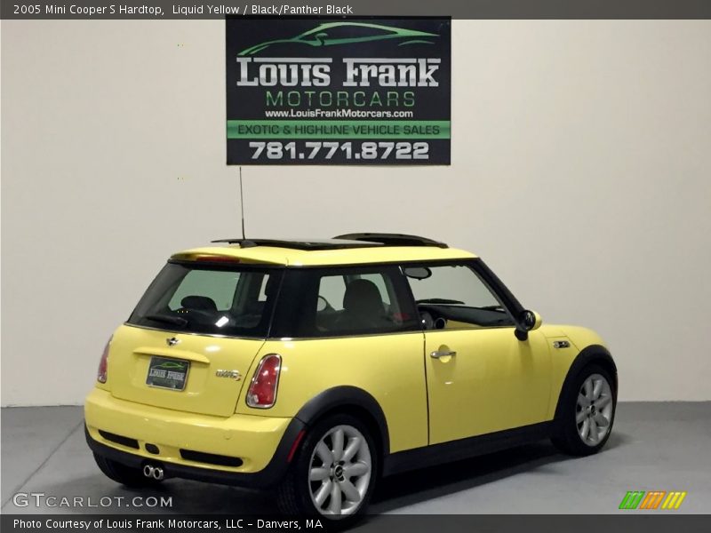 Liquid Yellow / Black/Panther Black 2005 Mini Cooper S Hardtop