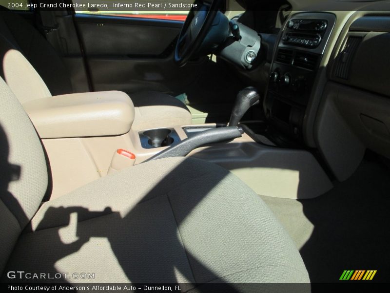 Inferno Red Pearl / Sandstone 2004 Jeep Grand Cherokee Laredo