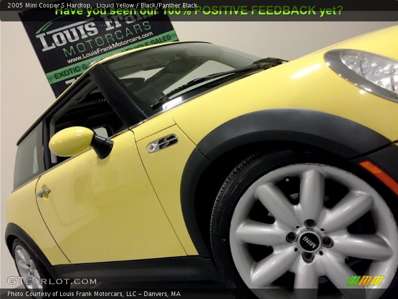 Liquid Yellow / Black/Panther Black 2005 Mini Cooper S Hardtop
