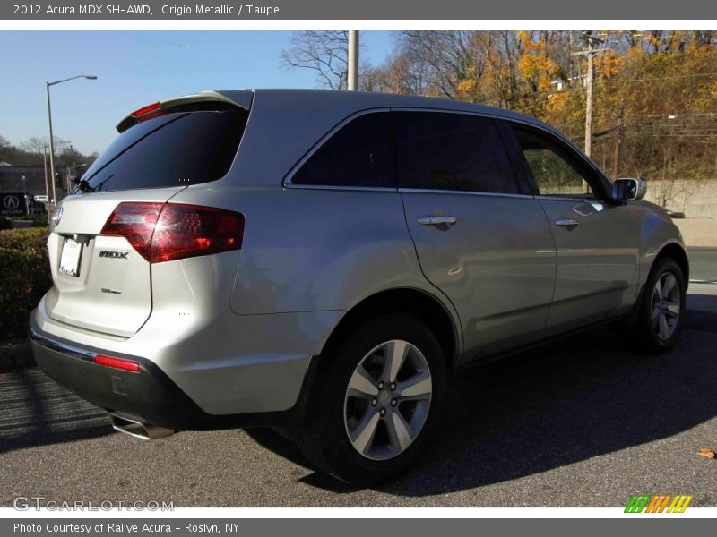 Grigio Metallic / Taupe 2012 Acura MDX SH-AWD