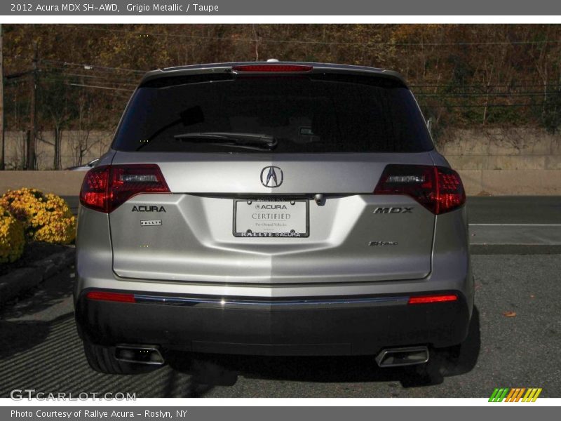 Grigio Metallic / Taupe 2012 Acura MDX SH-AWD