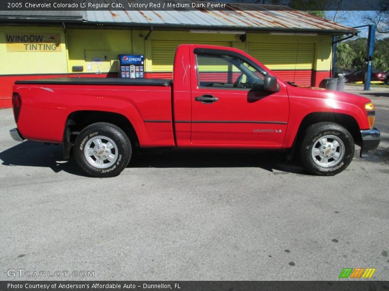 Victory Red / Medium Dark Pewter 2005 Chevrolet Colorado LS Regular Cab