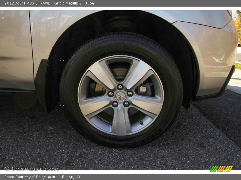 Grigio Metallic / Taupe 2012 Acura MDX SH-AWD