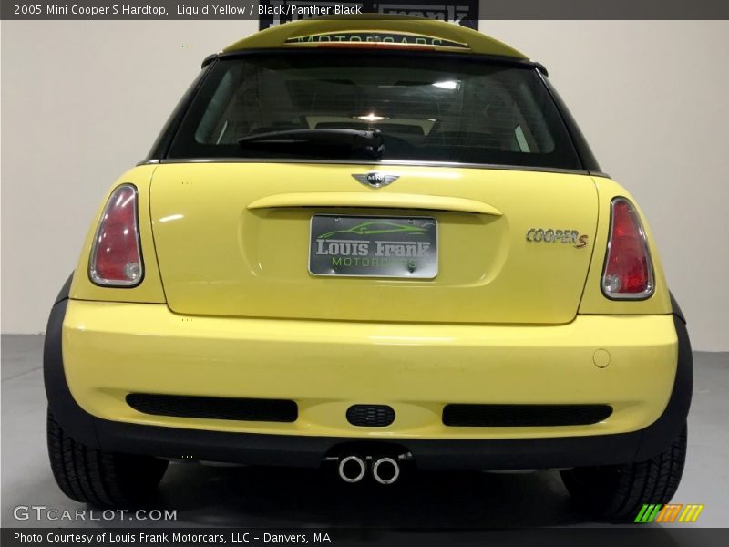 Liquid Yellow / Black/Panther Black 2005 Mini Cooper S Hardtop