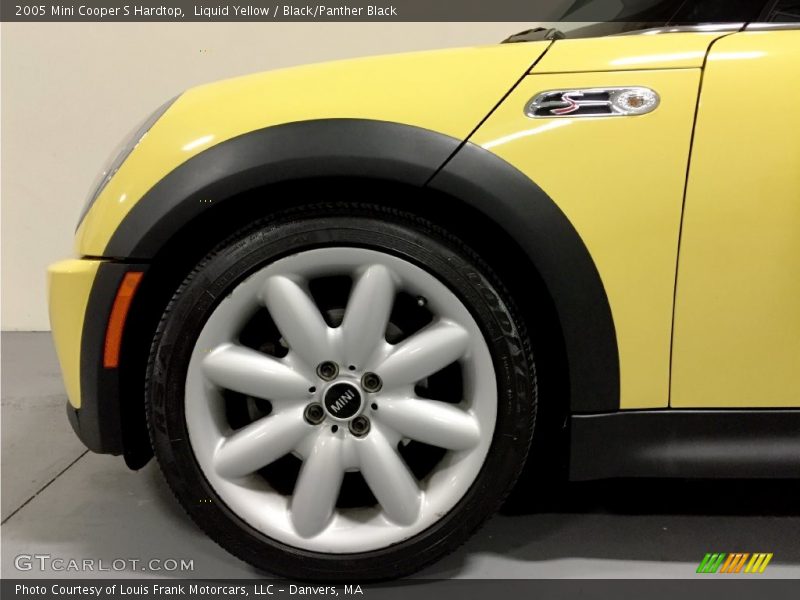 Liquid Yellow / Black/Panther Black 2005 Mini Cooper S Hardtop