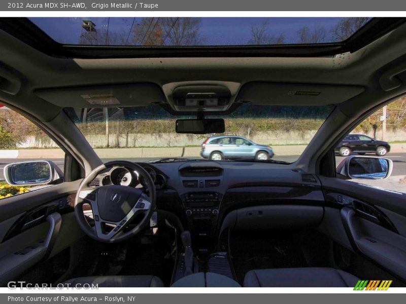Grigio Metallic / Taupe 2012 Acura MDX SH-AWD
