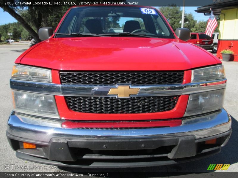 Victory Red / Medium Dark Pewter 2005 Chevrolet Colorado LS Regular Cab