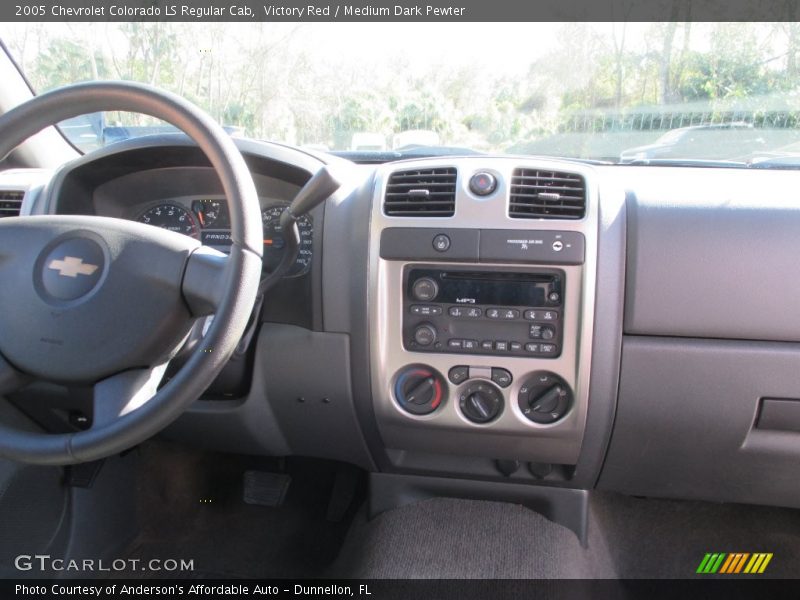 Victory Red / Medium Dark Pewter 2005 Chevrolet Colorado LS Regular Cab