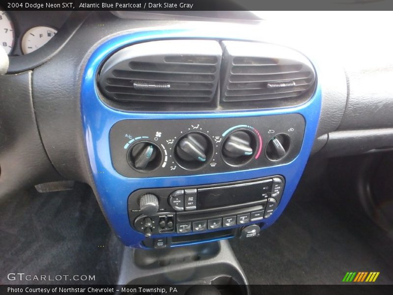 Atlantic Blue Pearlcoat / Dark Slate Gray 2004 Dodge Neon SXT