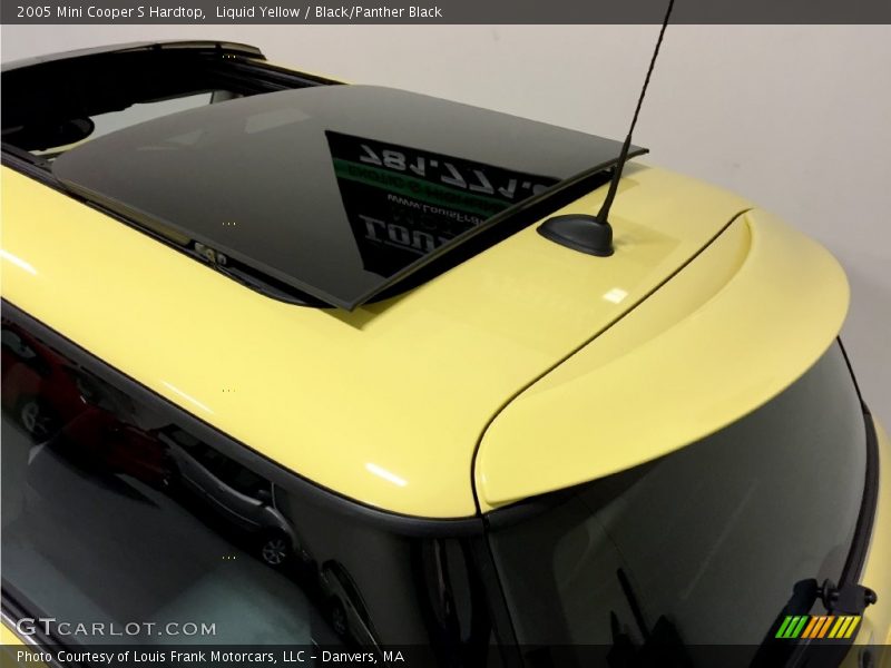 Liquid Yellow / Black/Panther Black 2005 Mini Cooper S Hardtop