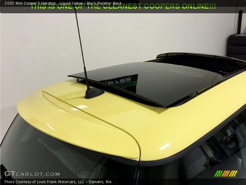 Liquid Yellow / Black/Panther Black 2005 Mini Cooper S Hardtop