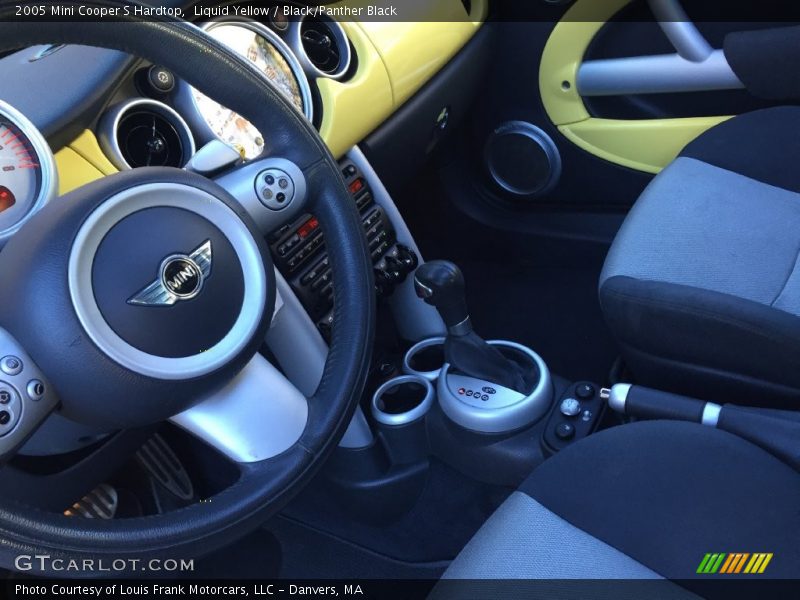 Liquid Yellow / Black/Panther Black 2005 Mini Cooper S Hardtop