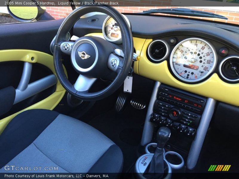 Liquid Yellow / Black/Panther Black 2005 Mini Cooper S Hardtop