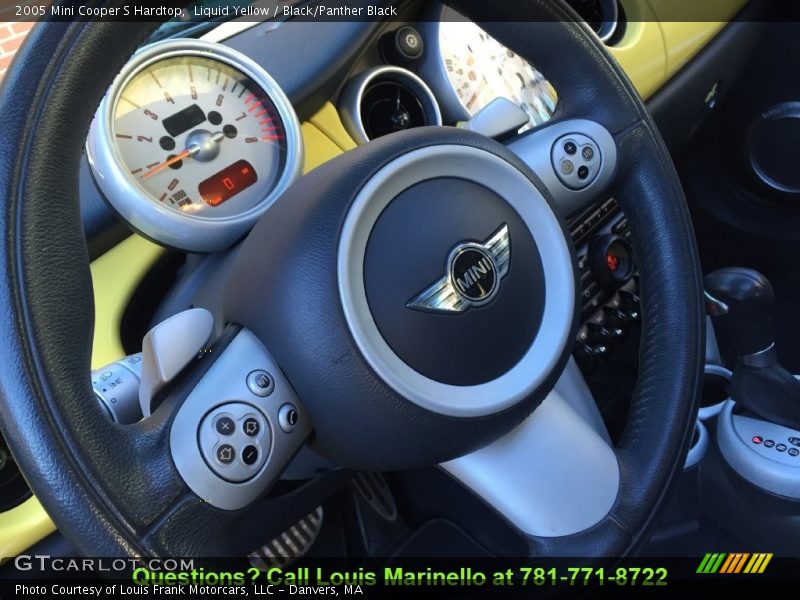 Liquid Yellow / Black/Panther Black 2005 Mini Cooper S Hardtop
