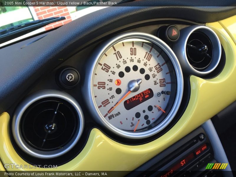 Liquid Yellow / Black/Panther Black 2005 Mini Cooper S Hardtop