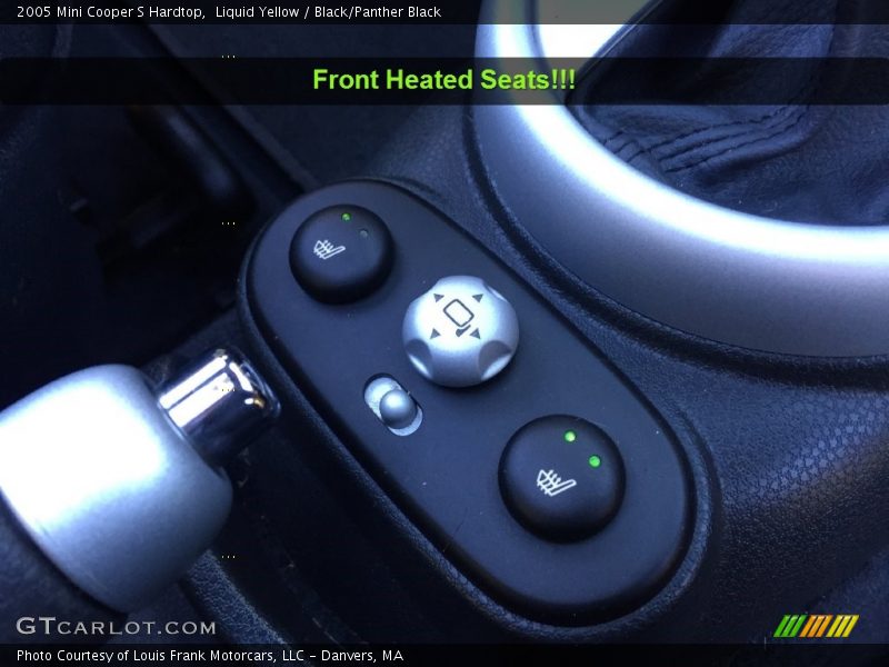 Liquid Yellow / Black/Panther Black 2005 Mini Cooper S Hardtop