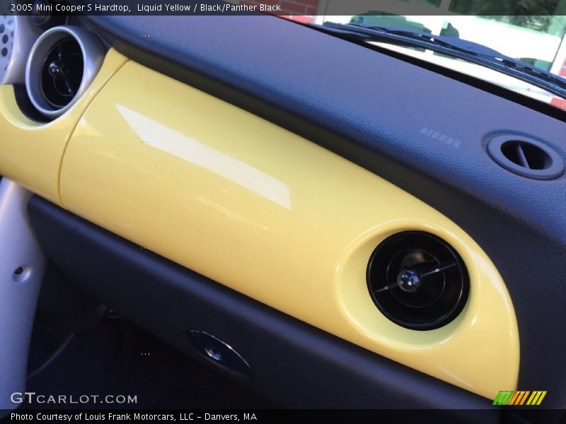 Liquid Yellow / Black/Panther Black 2005 Mini Cooper S Hardtop