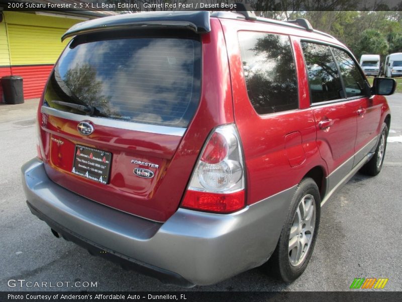 Garnet Red Pearl / Desert Beige 2006 Subaru Forester 2.5 X L.L.Bean Edition