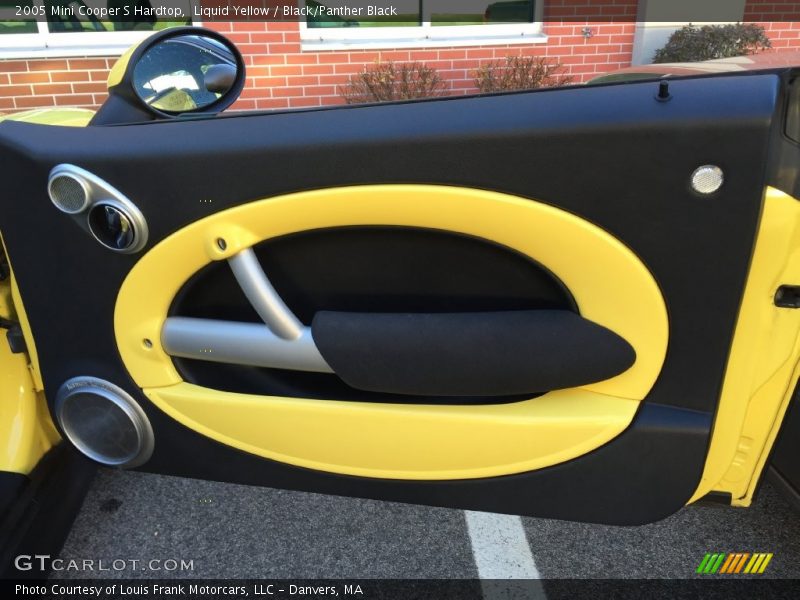 Liquid Yellow / Black/Panther Black 2005 Mini Cooper S Hardtop