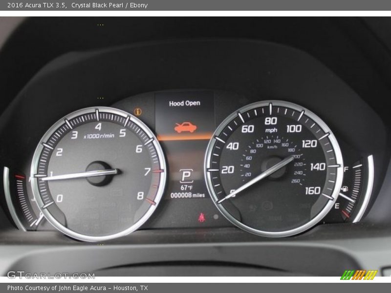 Crystal Black Pearl / Ebony 2016 Acura TLX 3.5