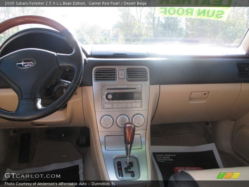 Garnet Red Pearl / Desert Beige 2006 Subaru Forester 2.5 X L.L.Bean Edition