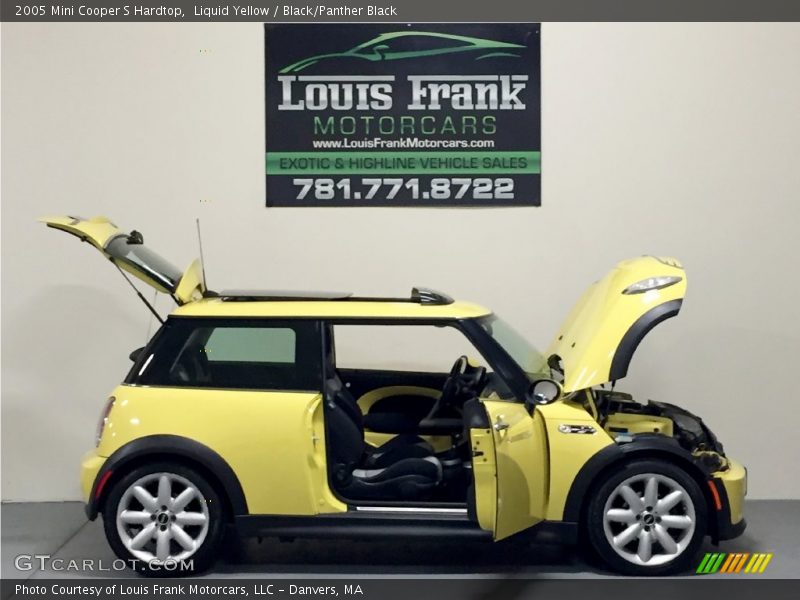 Liquid Yellow / Black/Panther Black 2005 Mini Cooper S Hardtop