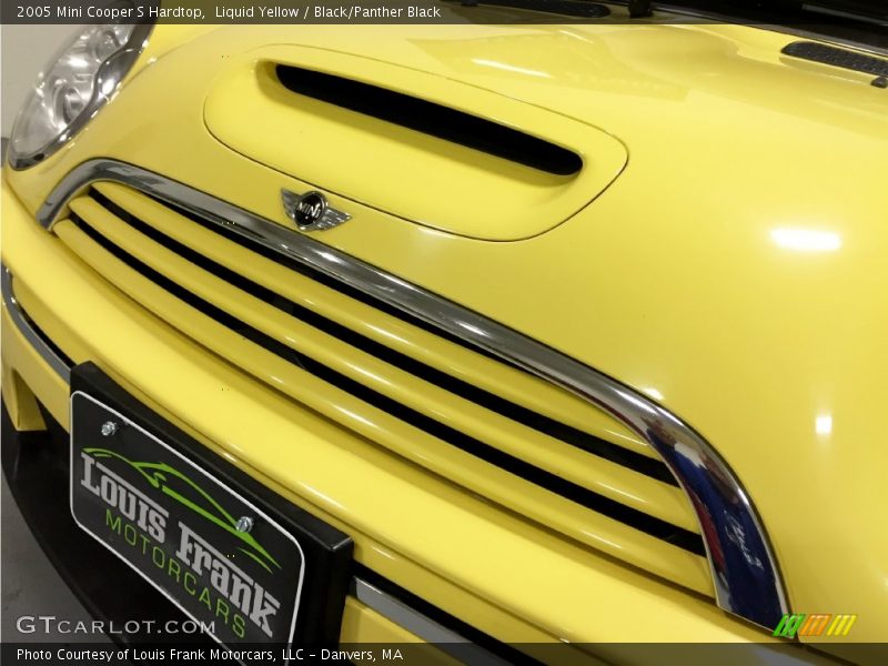 Liquid Yellow / Black/Panther Black 2005 Mini Cooper S Hardtop
